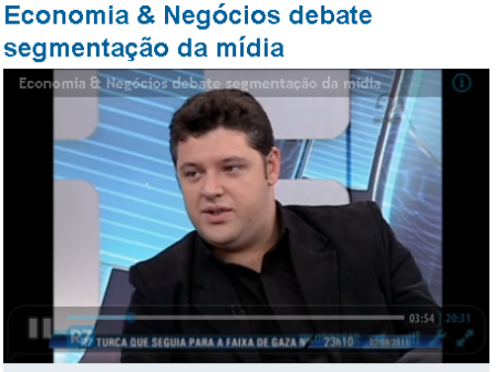 Assista a entrevista de Leandro Castao Martorani e Caio Infante na Record News, programa Economia e Negcios de Ftima Turci.